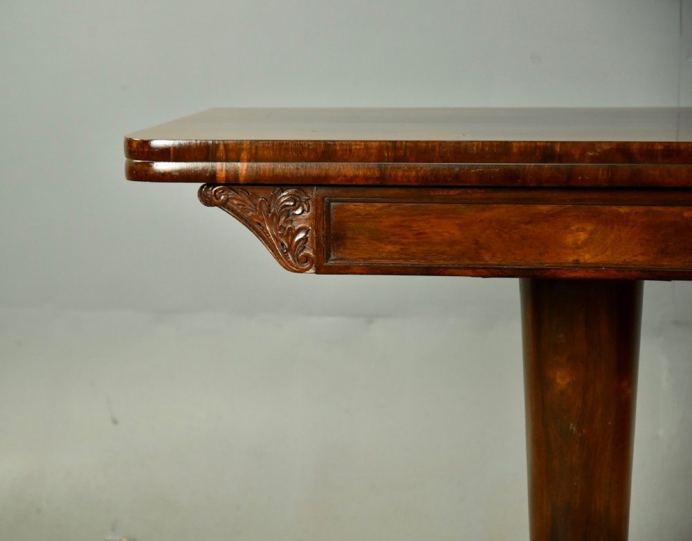 Regency rosewood console tea table View II