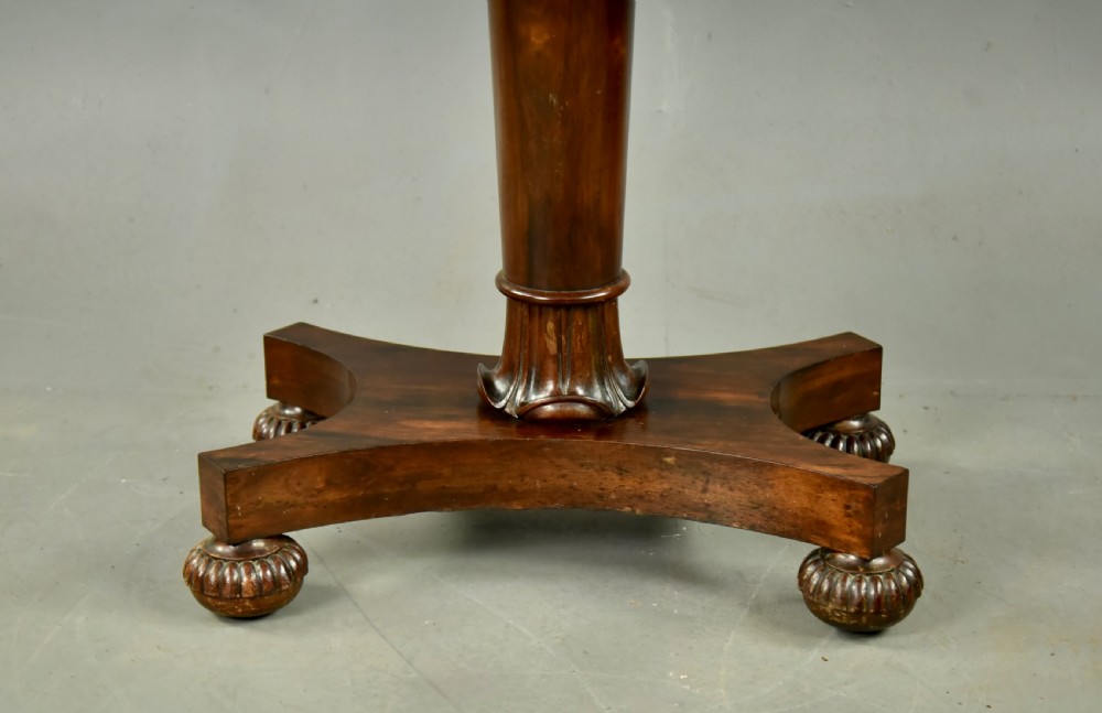 Regency rosewood console tea table View III