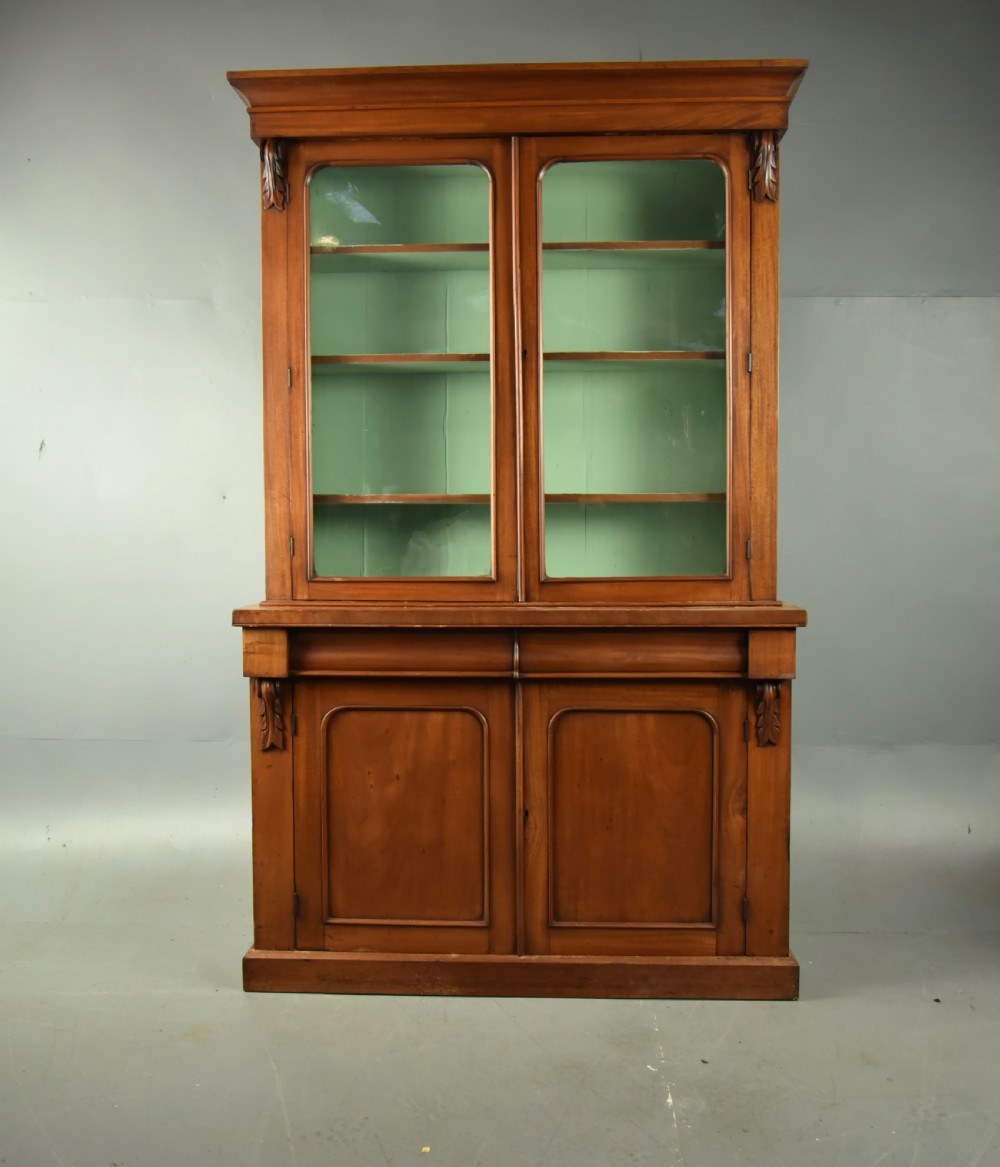 Victorian mahogany bookcase 