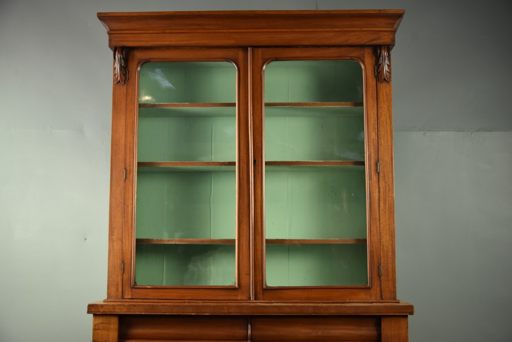 Victorian mahogany bookcase  View II