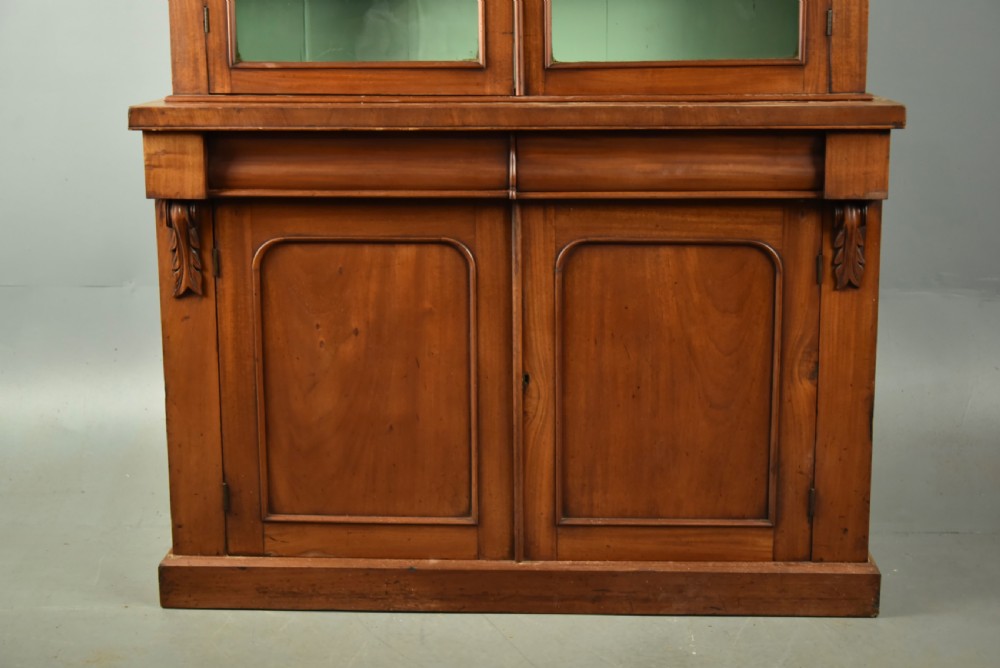 Victorian mahogany bookcase  View III