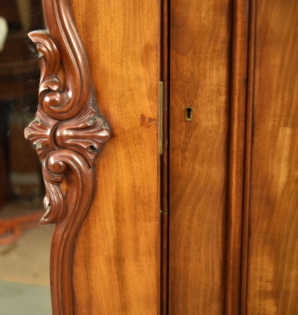 Victorian breakfront triple wardrobe  View V