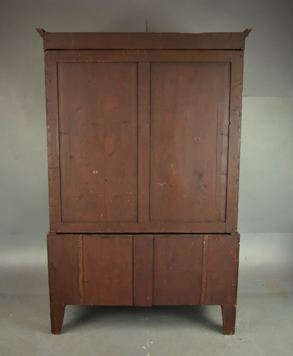 Georgian mahogany double wardrobe  View IX