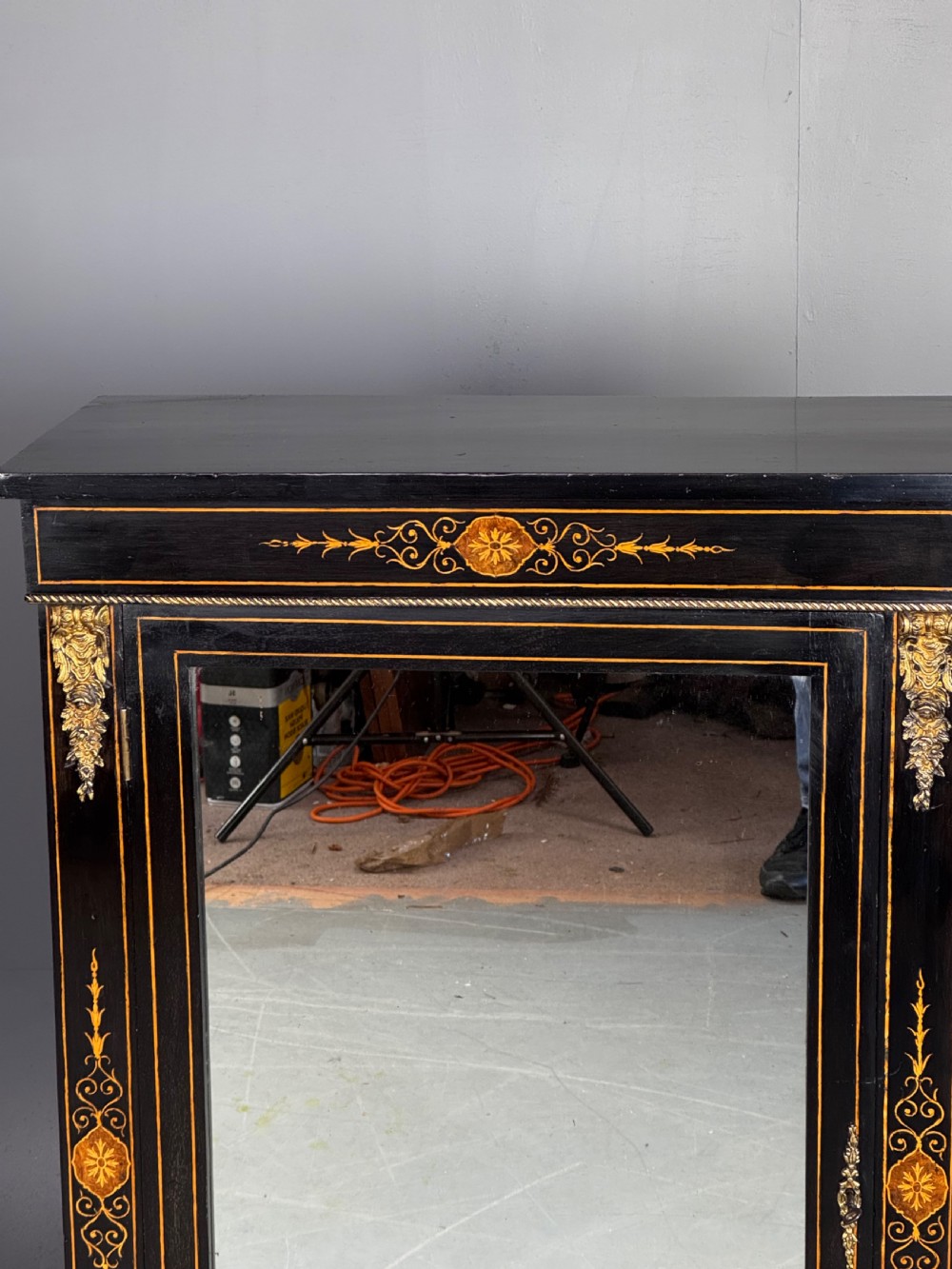 Victorian Ebonised Pier Cabinet  View V