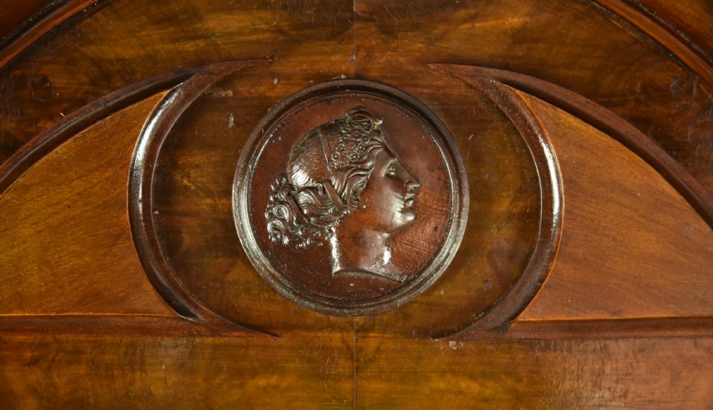 victorian burr walnut triple wardrobe compactom View IV