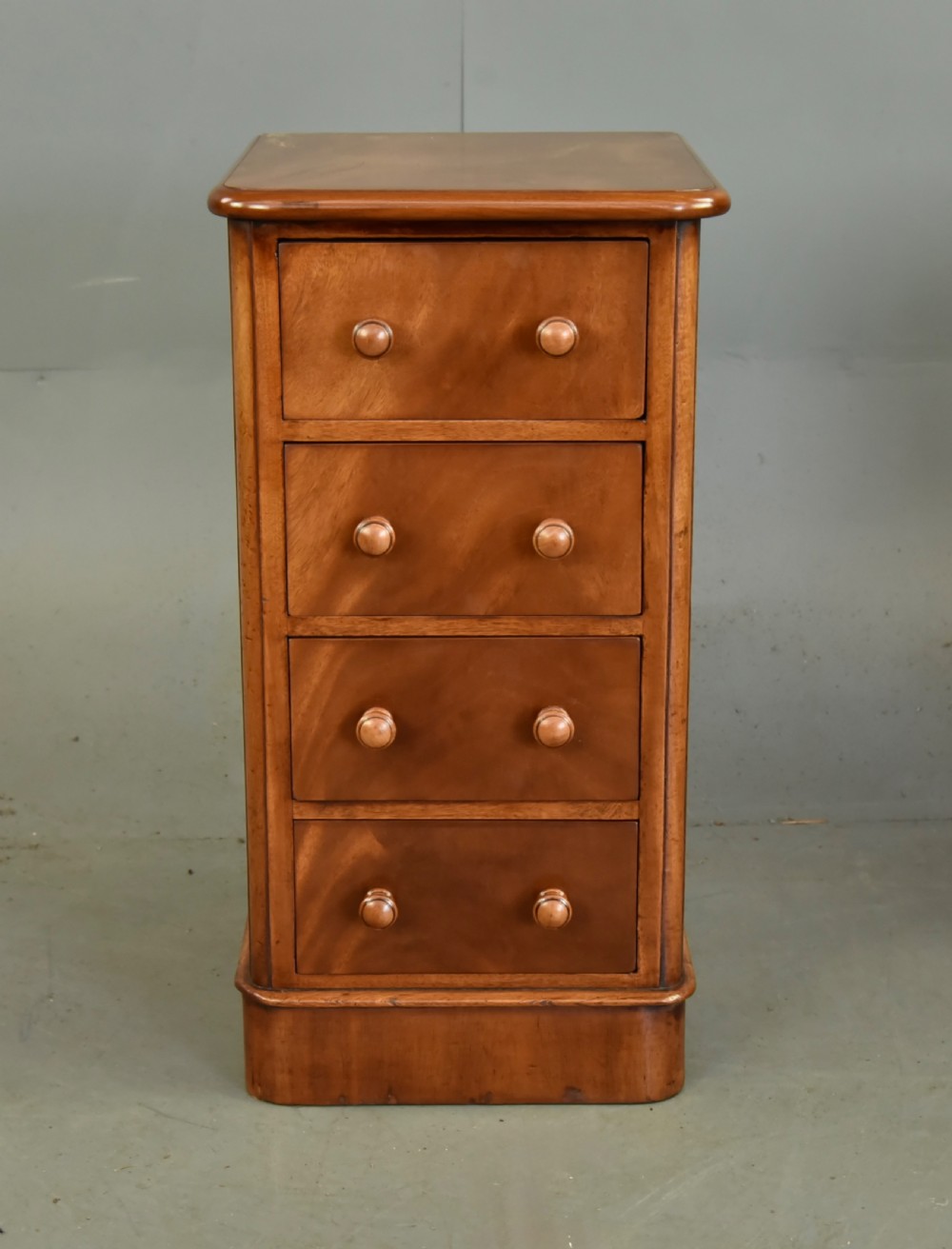 Pair of Victorian mahogany bedside chests of drawers  View VI