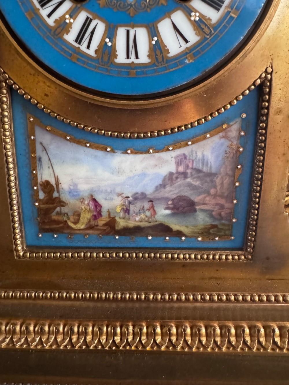 French 19th century mantle clock View IV