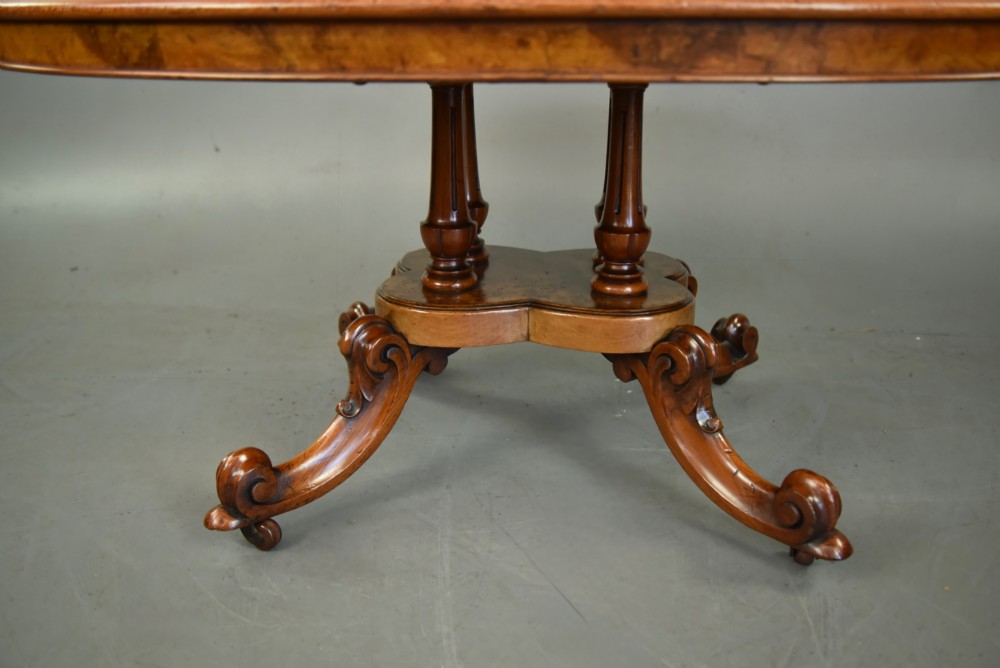 Victorian walnut coffee table View III