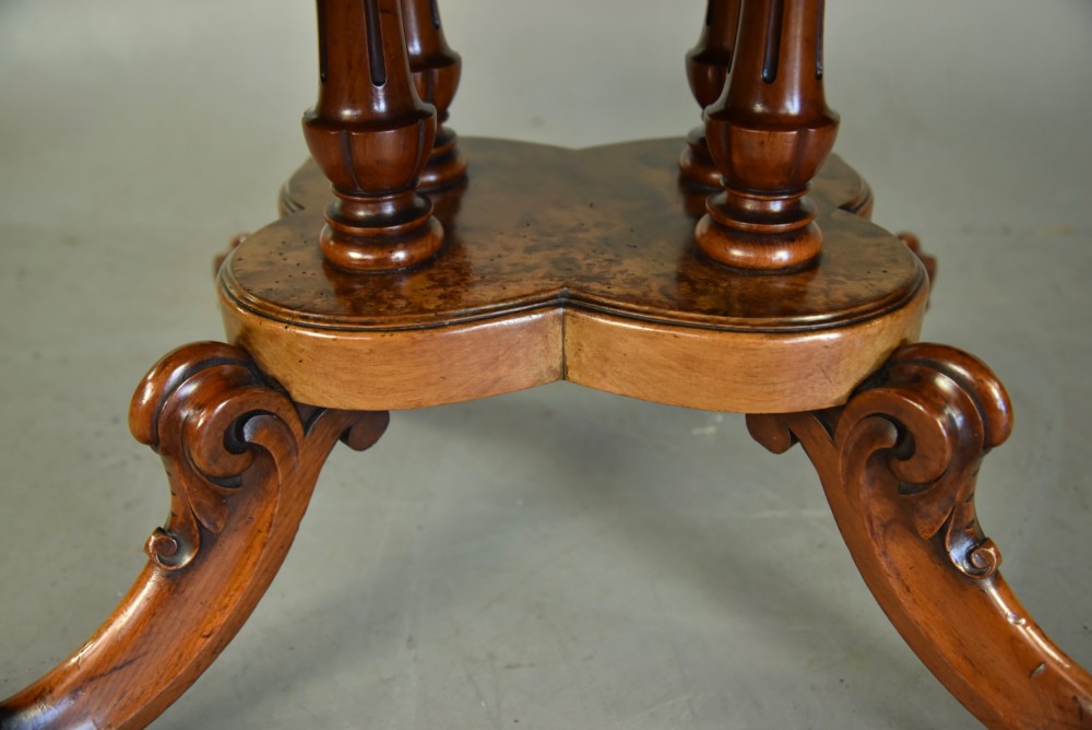 Victorian walnut coffee table View IV