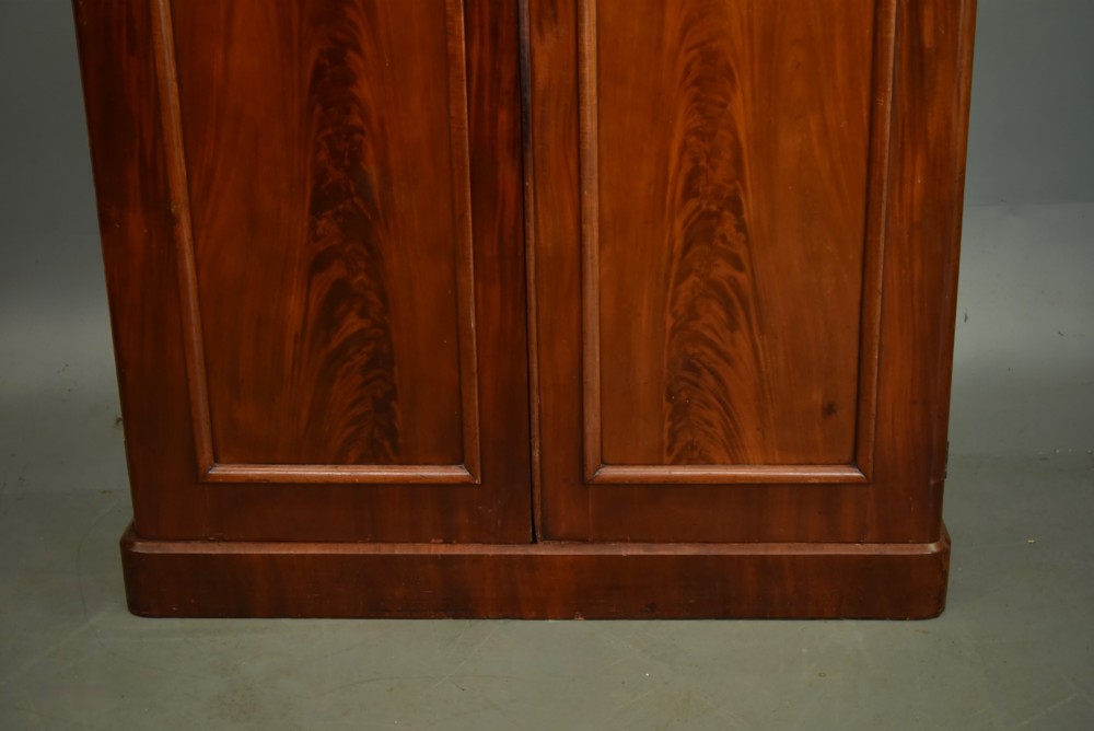 Victorian mahogany double wardrobe View III