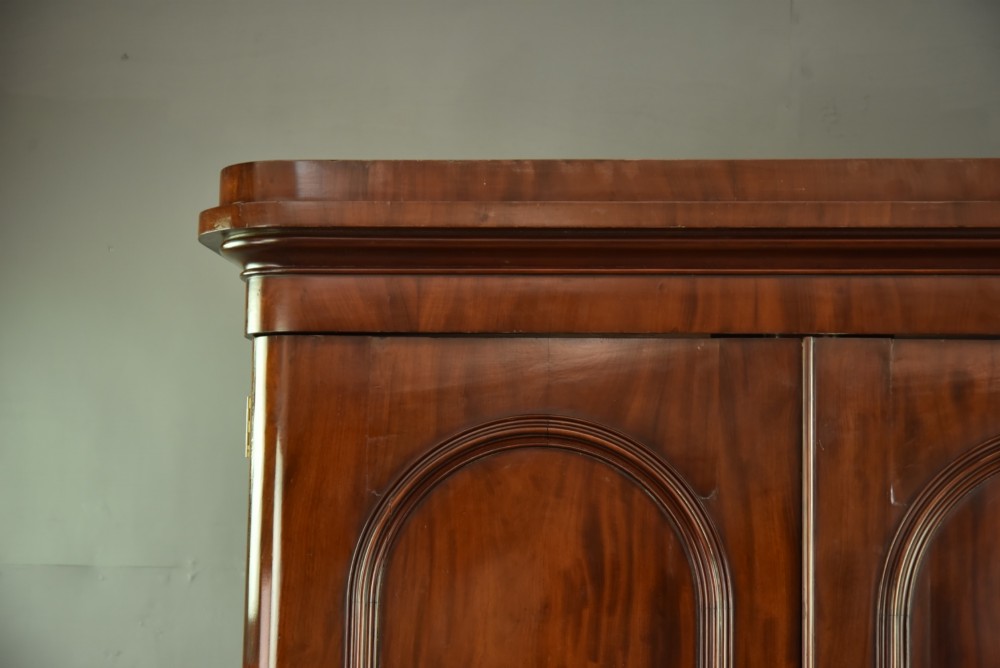 Victorian mahogany compactom double wardrobe View II