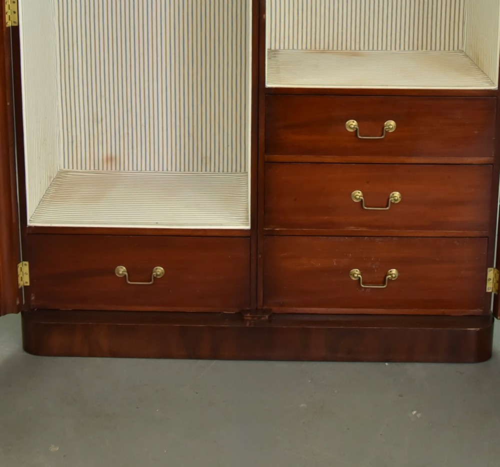 Victorian mahogany compactom double wardrobe View IV