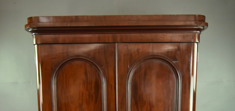 Victorian mahogany compactom double wardrobe View V