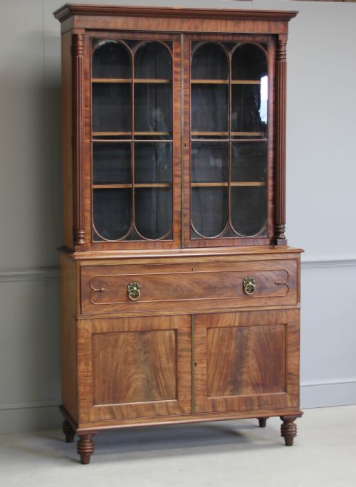 fig 1. A William IV Mahogany Secretaire