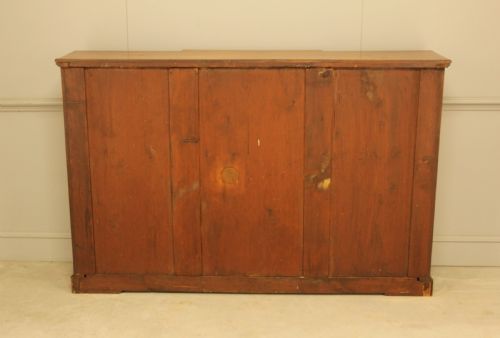 A FINE PAIR OF EDWARDIAN MAHOGANY BREAKFRONT OPEN BOOKCASES - ADDITIONAL PHOTO 15
