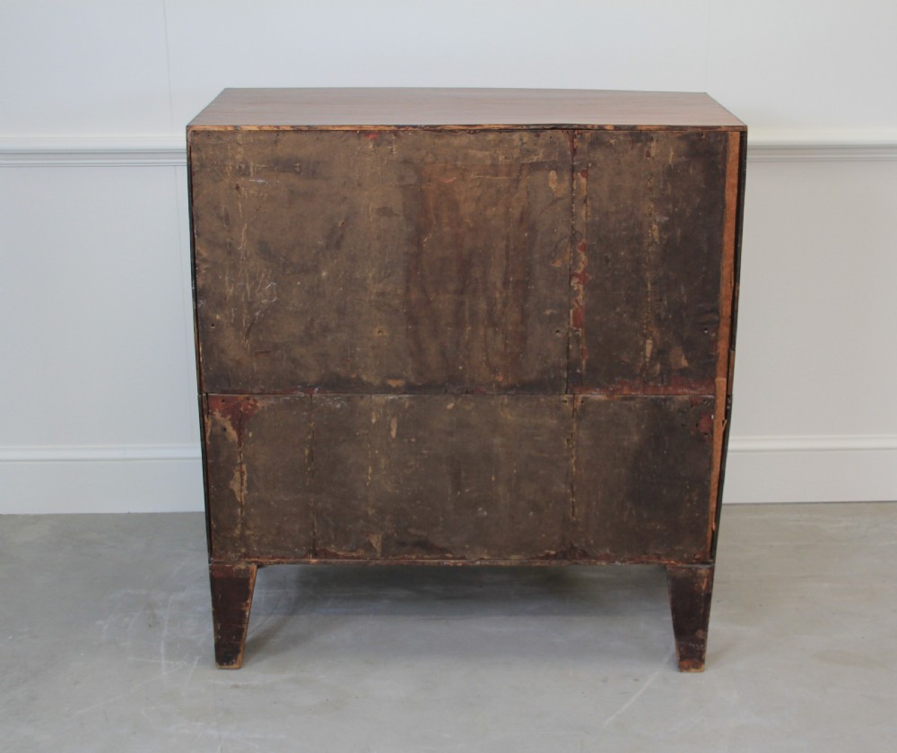 Antique Regency Mahogany bow fronted chest of drawers View VI
