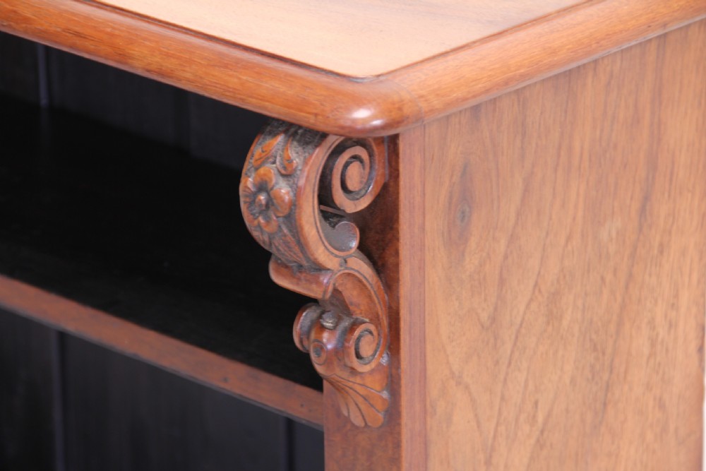A 19th century walnut bookcase  View III