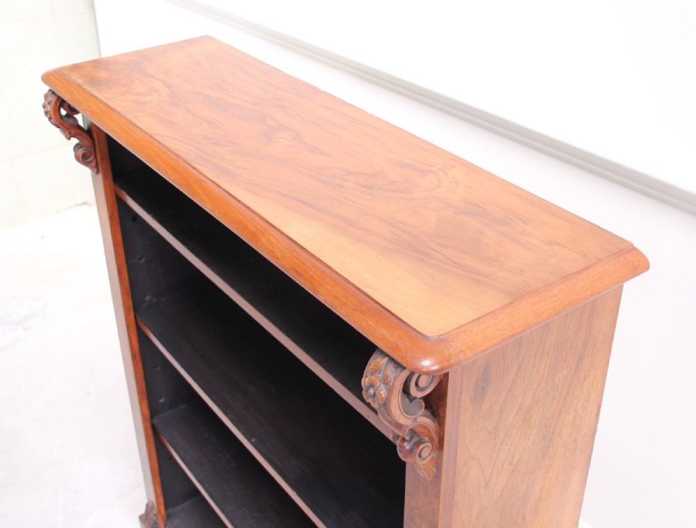 A 19th century walnut bookcase  View VIII
