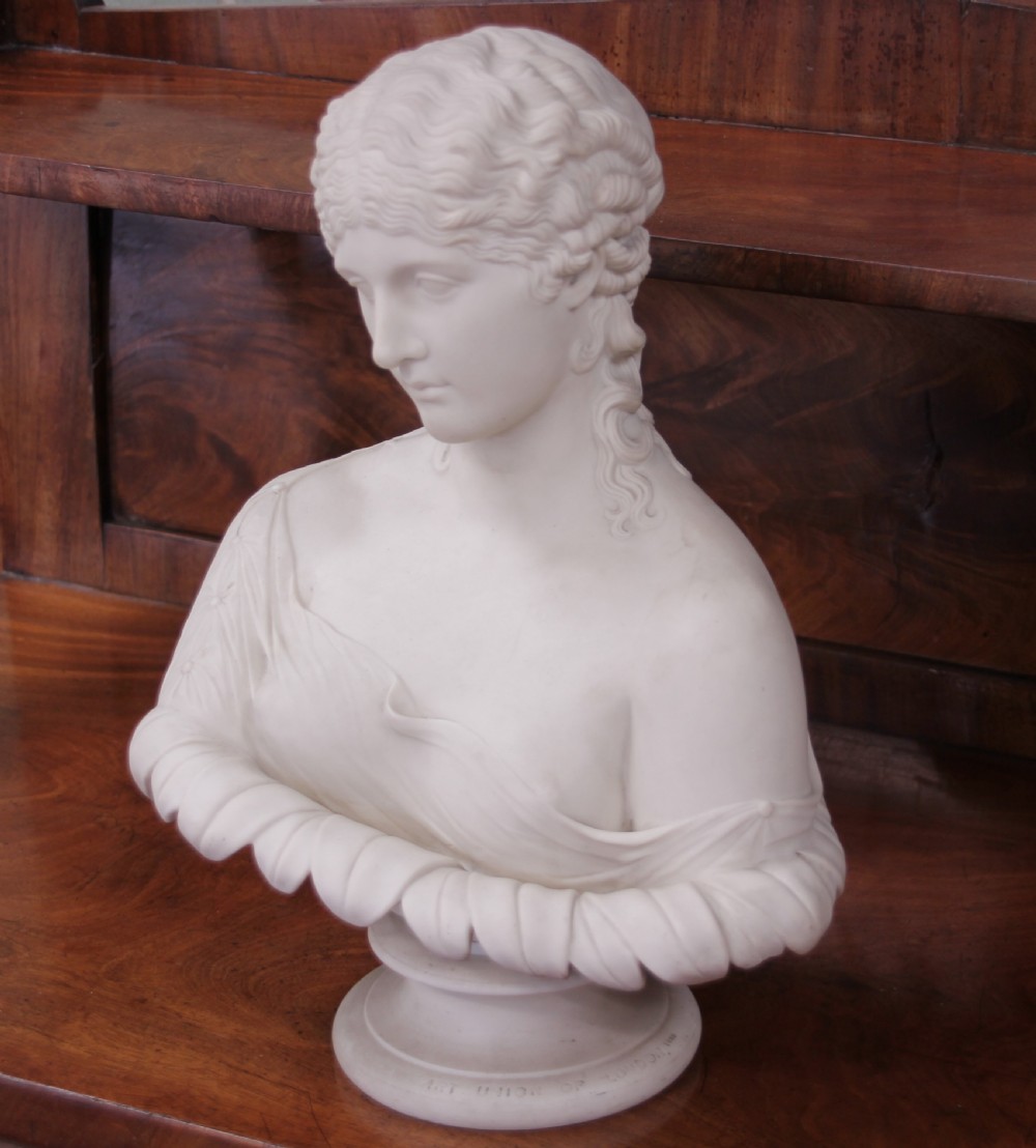 19th century Parian ware bust View II