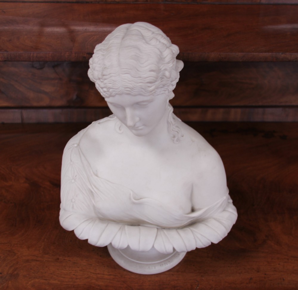 19th century Parian ware bust View IV