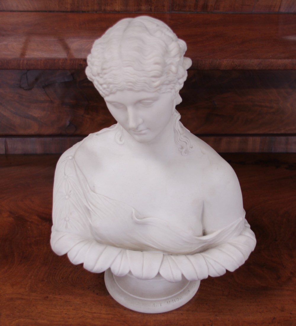 19th century Parian ware bust View VII