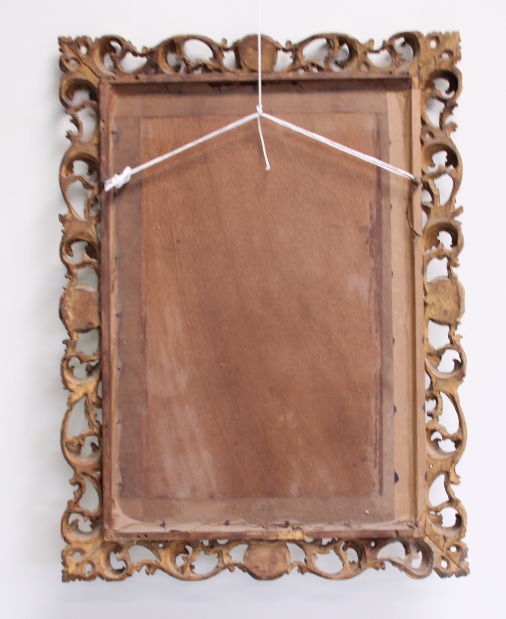 A 19th century Florentine wall mirror. View VI