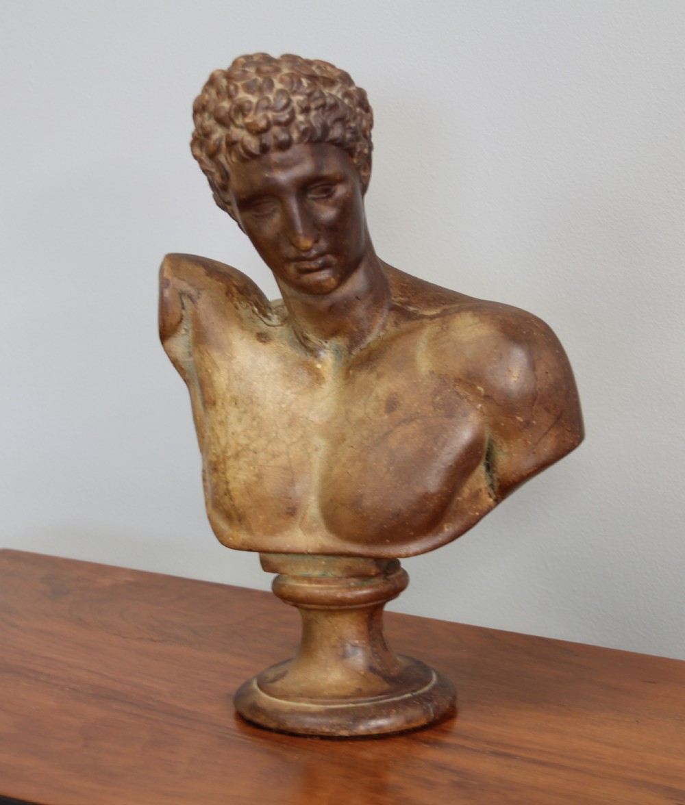 An early 20th century stoneware Bust 