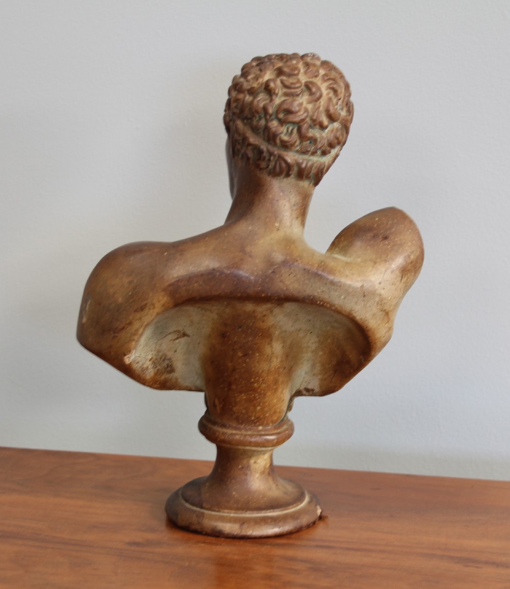 An early 20th century stoneware Bust  View V