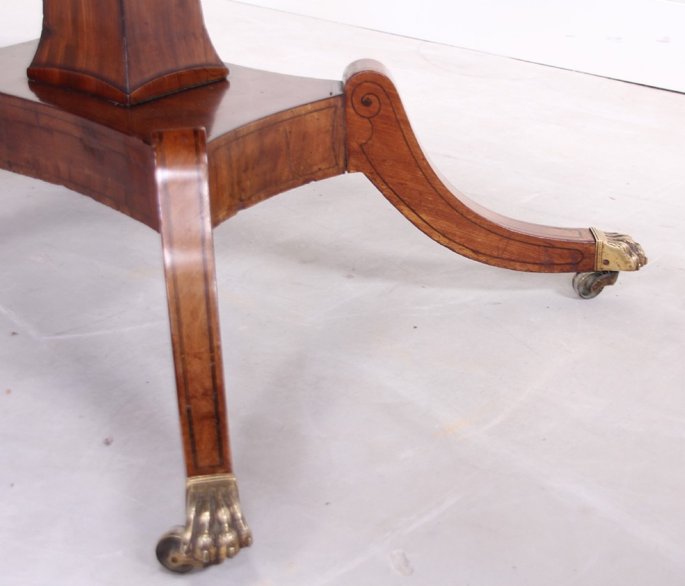 A Regency mahogany sofa table. View VII