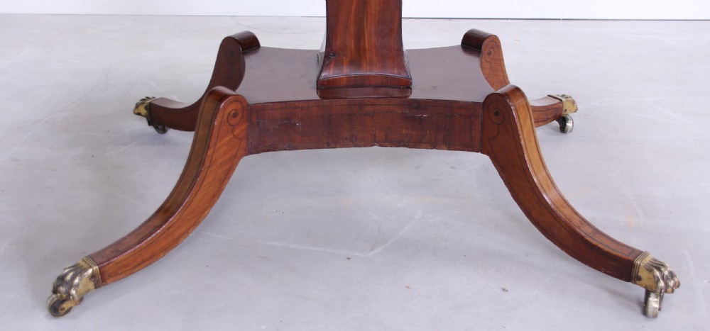 A Regency mahogany sofa table. View VIII