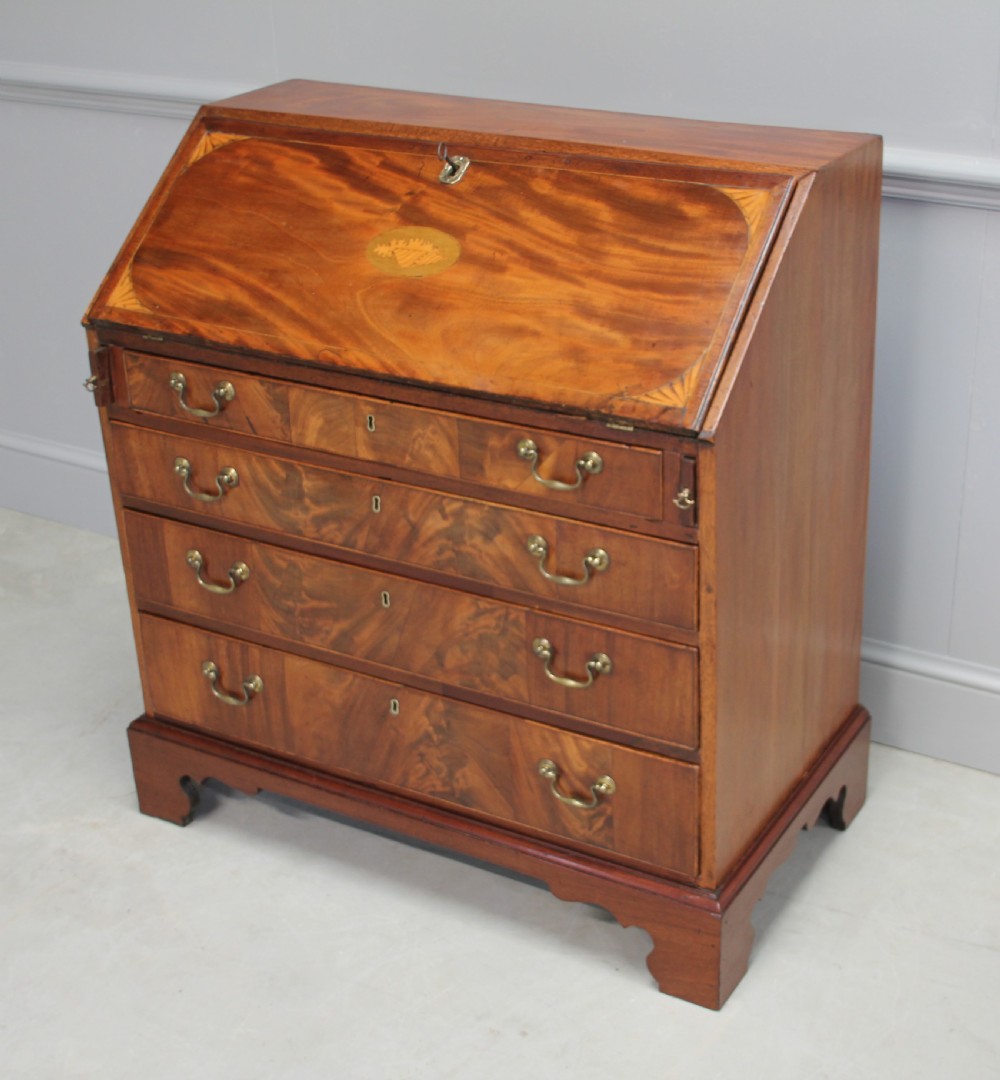 A George III Mahogany Bureau.