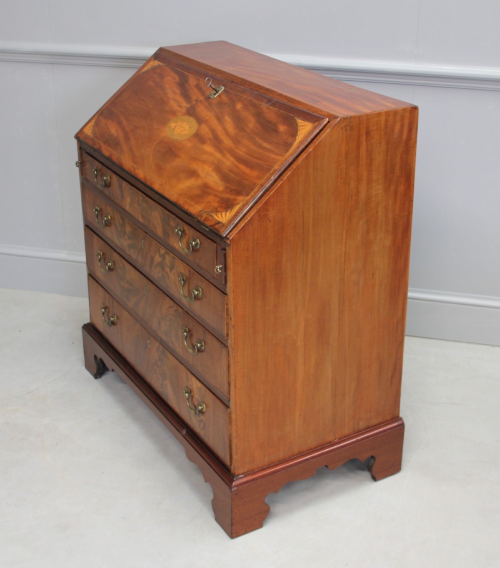 A George III Mahogany Bureau. View IV