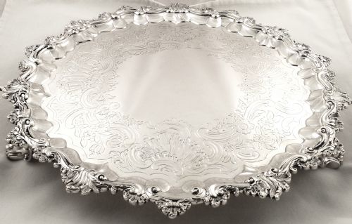 fig 1.  Large Georgian Sterling Silver 14