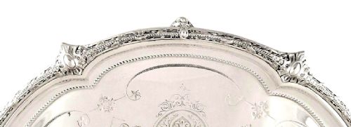 fig 1. Huge Antique Silver Plated 15