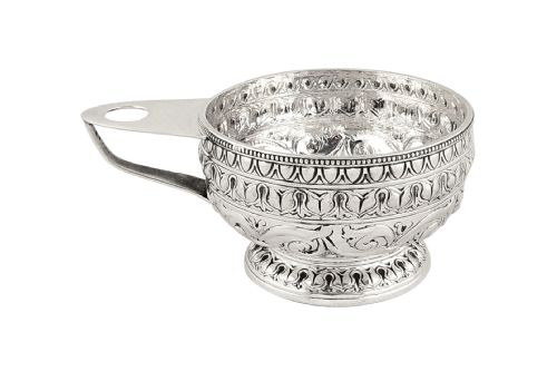 fig 1. Unusual Antique Solid Sterling Silver Large Cup 1910