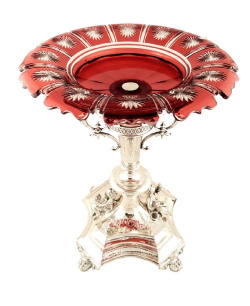 fig 1. Antique Austrian Silver & Glass 13