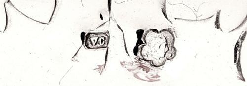 fig 2. Antique Austrian Silver & Glass 13