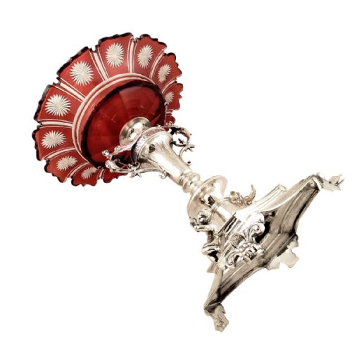 fig 3. Antique Austrian Silver & Glass 13