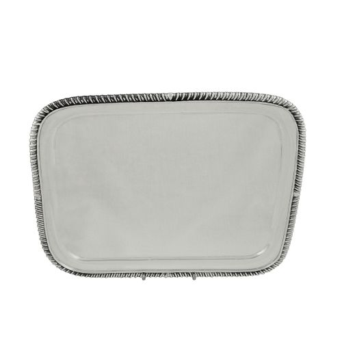 Antique Georgian Sterling Silver Tray - Newcastle 1814