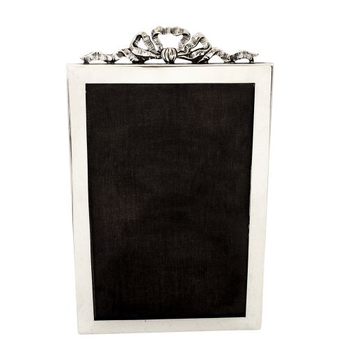 Antique Sterling Silver 'Bow/ribbon' Photo Frame 1925