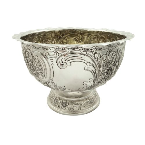 Antique Edwardian Sterling Silver Presentation Bowl 1903
