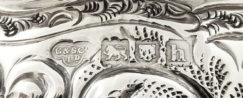 fig 1. Antique Edwardian Sterling Silver Presentation Bowl 1903