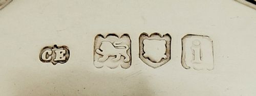 fig 1. Antique Edwardian Sterling Silver 8 1/2