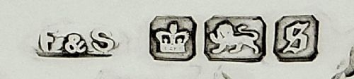 fig 1. Antique Edwardian Sterling Silver 8 1/4