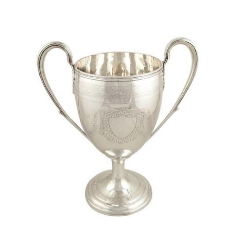 Antique Georgian Sterling Silver 9 1/2" Presentation Cup - Newcastle 1803