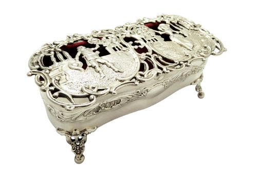 fig 1. Antique Edwardian Sterling Silver 5 1/2