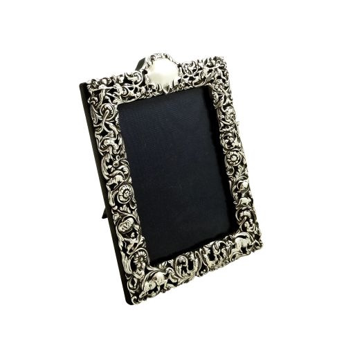 Antique Victorian Sterling Silver Photo Frame 1900