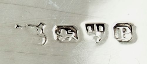 fig 1. Antique Victorian Sterling Silver 'Cherub' Ring Box 1898