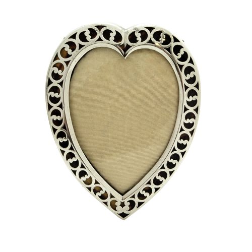 Antique Victorian Sterling Silver & Tortoiseshell 7" Photo Frame 1894