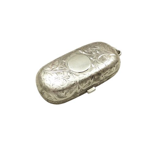 Antique Sterling Silver Double Sovereign Case 1913